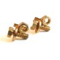 Vintage Gold Tone Nut & Bolt Cufflinks