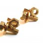 Vintage Gold Tone Nut & Bolt Cufflinks