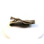Vintage Southwest Silver Tone  & Green Tie Clasp