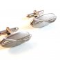 Vintage 1950's - 1960's Silver Tone Cufflinks by Swank