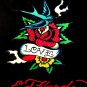 Authentic Ed Hardy Blue Bird Red Rose Love Backpack Bag 0101012013