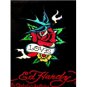 Authentic Ed Hardy Blue Bird Red Rose Love Backpack Bag 0101012013