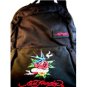 Authentic Ed Hardy Blue Bird Red Rose Love Backpack Bag 0101012013