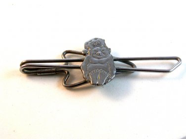 Vintage 1930's - 1940's Silver Tone 54 ? Tie Clasp