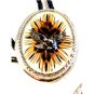 Southwest Silver Tone Eagle In Flight Leather Bolo