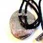 Southwest Silver Tone Eagle In Flight Leather Bolo