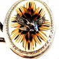 Southwest Silver Tone Eagle In Flight Leather Bolo