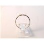 Vintage Sterling Silver & Czs Heart Ring Size 8
