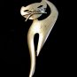 Vintage Danecraft Sterling Silver Frisky Cat Brooch