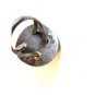 Signed E. Nelson Navajo Native American Silver & Turquoise Ring Size 10
