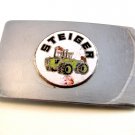 Vintage 1970's Steiger Enameled Belt Buckle