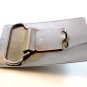 Vintage 1970's Steiger Enameled Belt Buckle