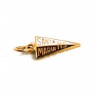 1960's Santa Maria High School Enameled Pennant Charm 61814