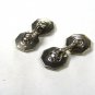 Vintage Silvertone & Abalone Cufflinks By SWANK 73015