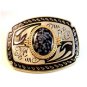 New Old Stock Western 2 Tone & Stone ? Belt Buckle Made in USA