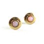 Vintage Goldtone & Faux Opals Cufflinks 110620wert