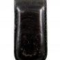 Cowboy Western Black Leather Money Clip 011614
