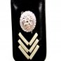 Cowboy Western Black Leather Money Clip 011614