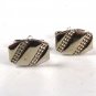 1950-s - 60's Silvetone Mid Century Cufflinks Unbranded 72215