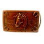 Vintage 1920's - 1940's Copper Horse Head Horse Shoe Western Belt Buckle