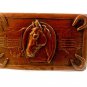 Vintage 1920's - 1940's Copper Horse Head Horse Shoe Western Belt Buckle