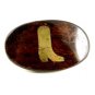 Vintage Handmade Cowboy Boot Wooden Belt Buckle 11072013