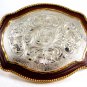 Western Cowboy Belt Buckle by Silver Strike 12112013uu