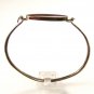 Vintage Sterling Silver & Carnelian Cuff Bracelet