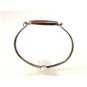 Vintage Sterling Silver & Carnelian Cuff Bracelet