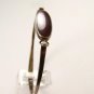 Vintage Sterling Silver & Carnelian Cuff Bracelet