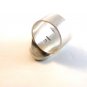 Signed Vintage Native American Silver & Turquoise Ring Size 9 3/4