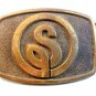 Vintage S in a Circle Belt Buckle