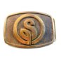 Vintage S in a Circle Belt Buckle