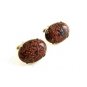 Vintage Goldtone & Gold Stone Cufflinks 11062013