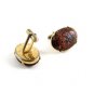 Vintage Goldtone & Gold Stone Cufflinks 11062013