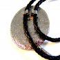Southwest Silver Tone Moose in Woods Leather Bolo No. 2