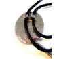 Southwest Silver Tone Moose in Woods Leather Bolo No. 2