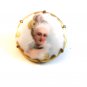 Vintage Portrait Brooch of a Lady Brooch