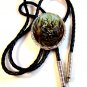 Southwest Silver Tone Eagle In Flight Leather Bolo No. 3