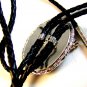 Southwest Silver Tone Eagle In Flight Leather Bolo No. 3