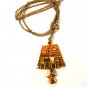 Mint Vintage 1970's-1980s Kiss Me I'm a Shriner Pendant & Chain In Box