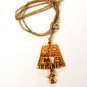 Mint Vintage 1970's-1980s Kiss Me I'm a Shriner Pendant & Chain In Box