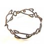 Vintage Primitive Handmade Sterling Silver 4 Fish Bracelet
