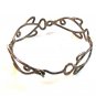 Vintage Primitive Handmade Sterling Silver 4 Fish Bracelet