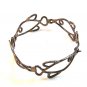Vintage Primitive Handmade Sterling Silver 4 Fish Bracelet