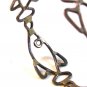 Vintage Primitive Handmade Sterling Silver 4 Fish Bracelet