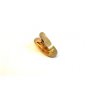 Vintage 1960's Gold Tone Tie Clasp