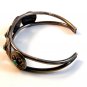Vintage Silver & Turquoise Native American Cuff Bracelet