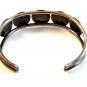 Vintage Silver & Turquoise Native American Cuff Bracelet