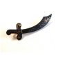 Vintage Amita Damascene Gold & Silver Inlaid Dagger Tie Clasp In The Box